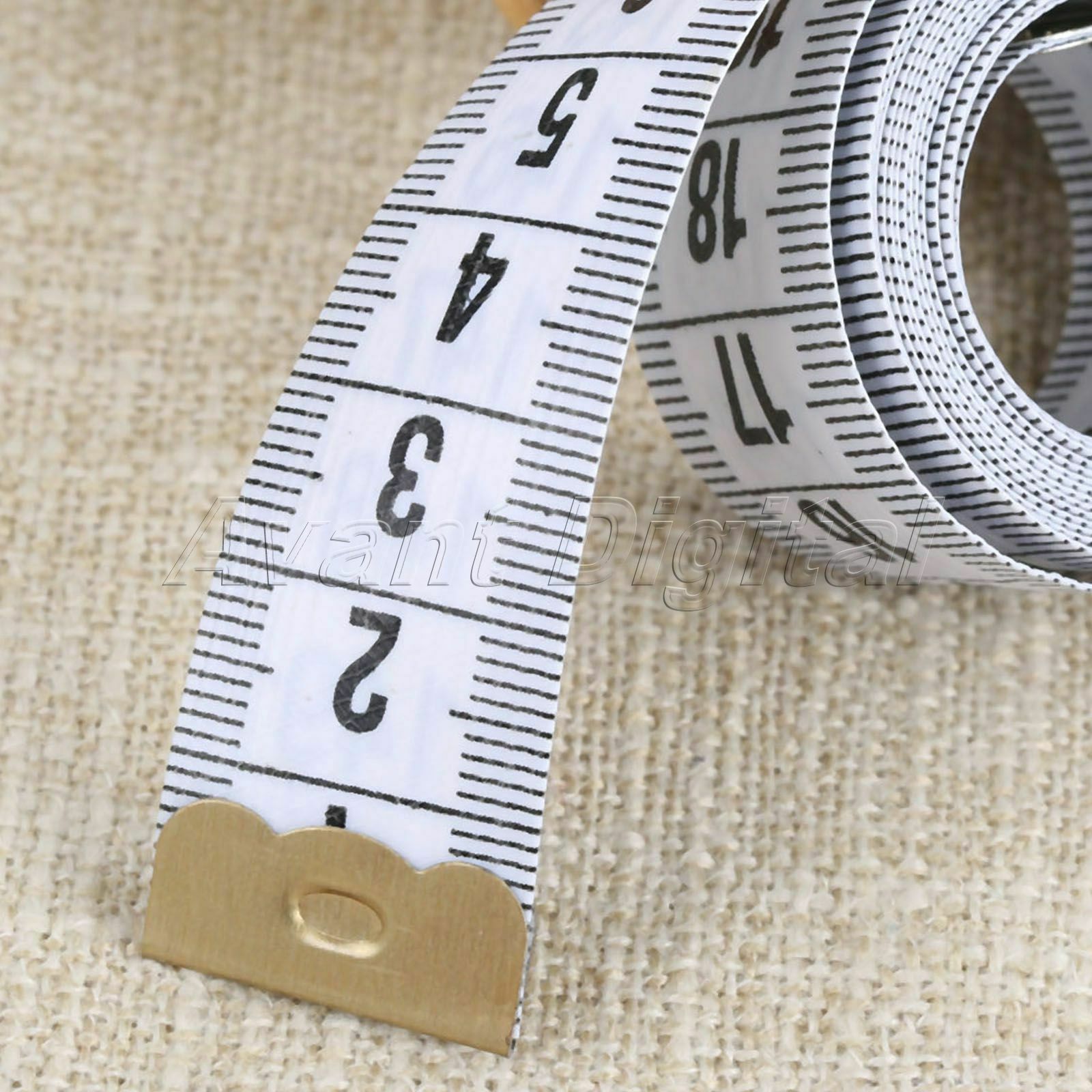 1pc Household Plastic Soft Tape Measure Ruler 59x0.79" Sewing Supplies Portable