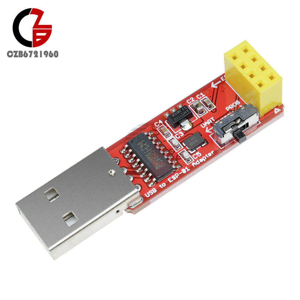 USB to ESP8266 ESP-01S Serial to Wireless Wifi Transceiver Module 3.3V UART