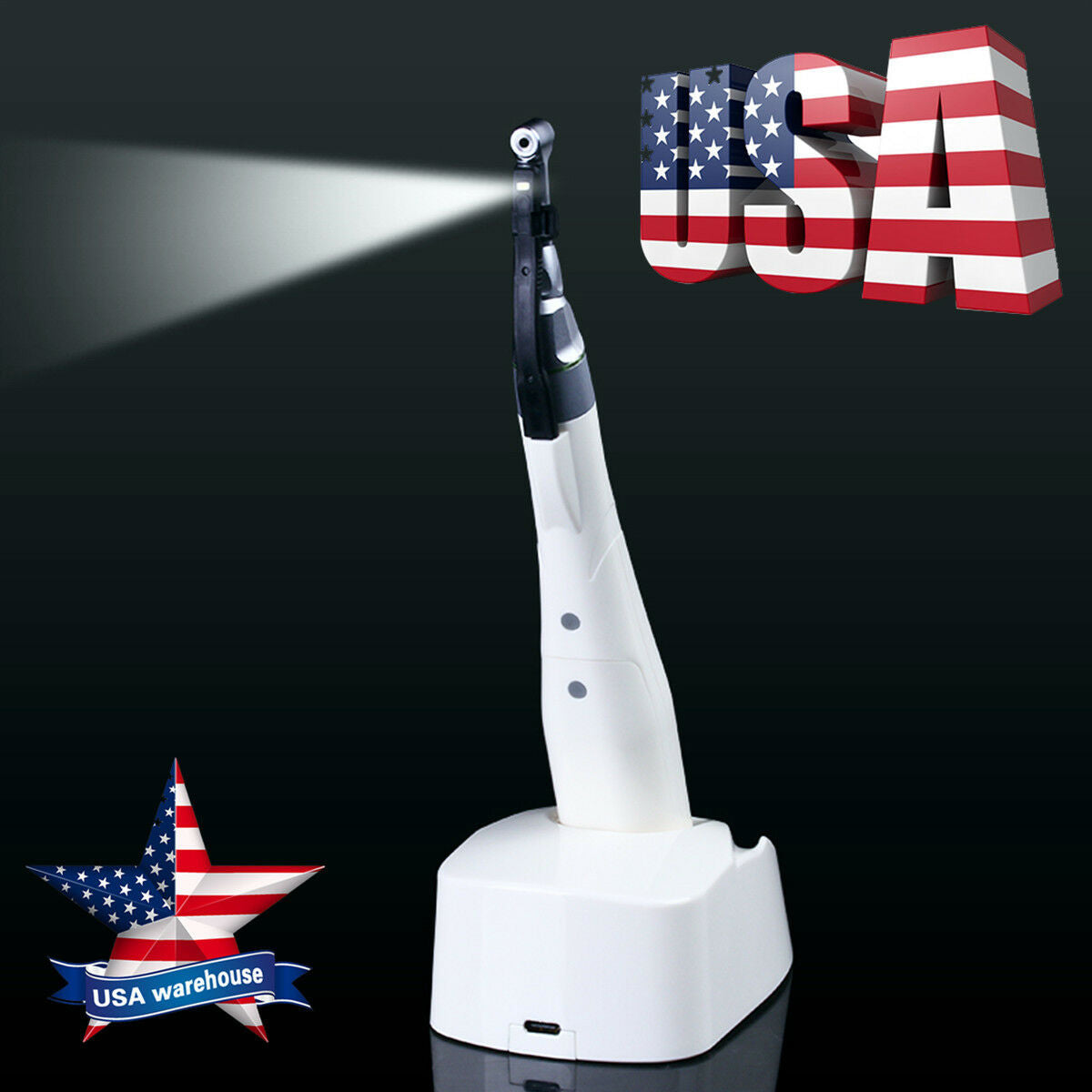 Dental Wireless 16:1 Reduction Mini Endo Motor Endodontic Contra Angle T-FINE-IP