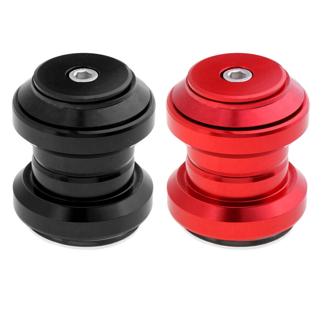 2 lot Bike Headset Bicycle Aluminum Road MTB Bike Bike Accessories Black+Red
