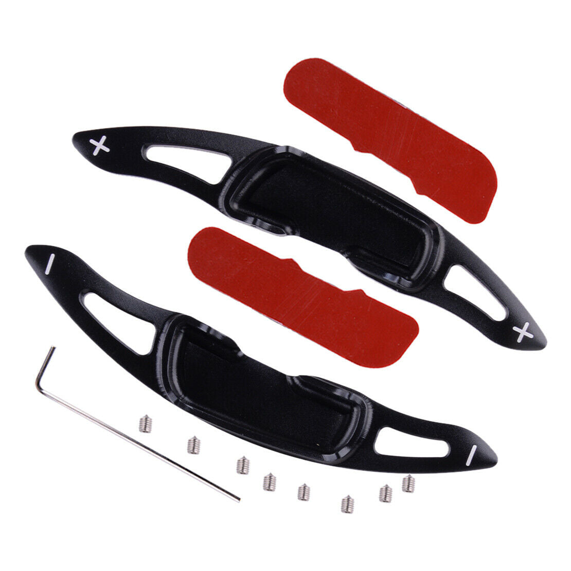 Car 2x Black Steering Wheel Shift Paddle Extension Fit for Mazda CX3 CX4 CX5