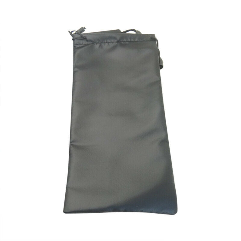5Pcs Black Microfibre Sunglasses Case Bag Glasses Pouch Oversized Beam Port HN