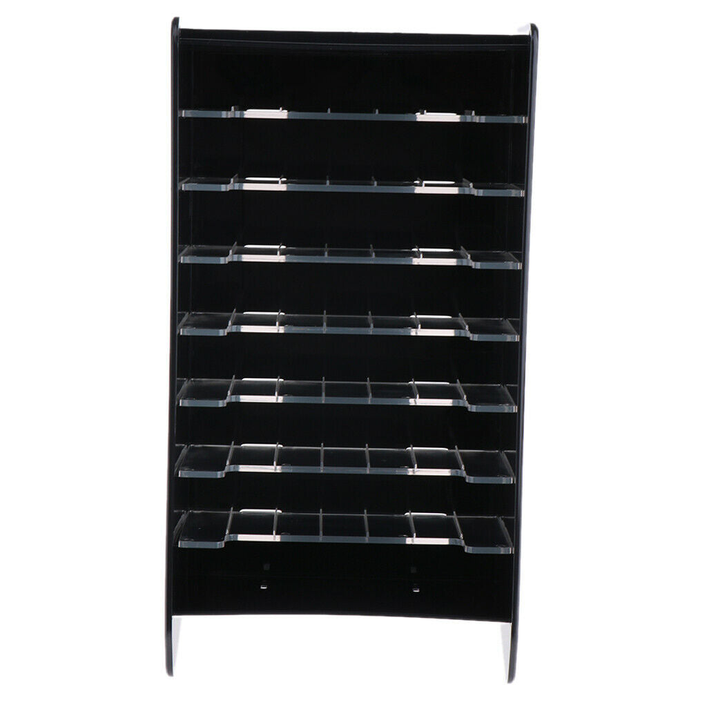 Acrylic Lipstick Display Makeup Organizer Rack Storage Case Holder Black