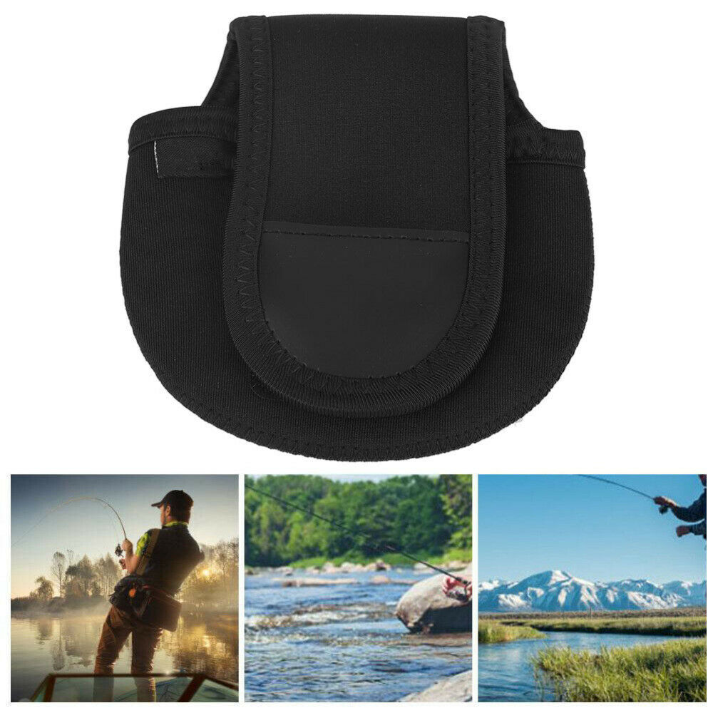 Elastic Fishing Bag Spinning Reel Pouch Baitcasting Protective Case Cover Holder