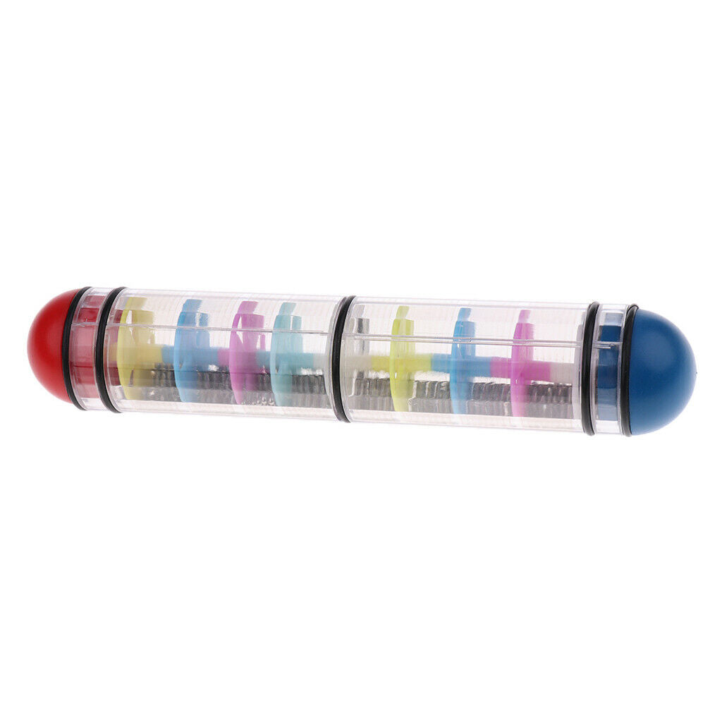Plastic Rain Sound Colorful Sandstick Beads Developmental Toys for Children