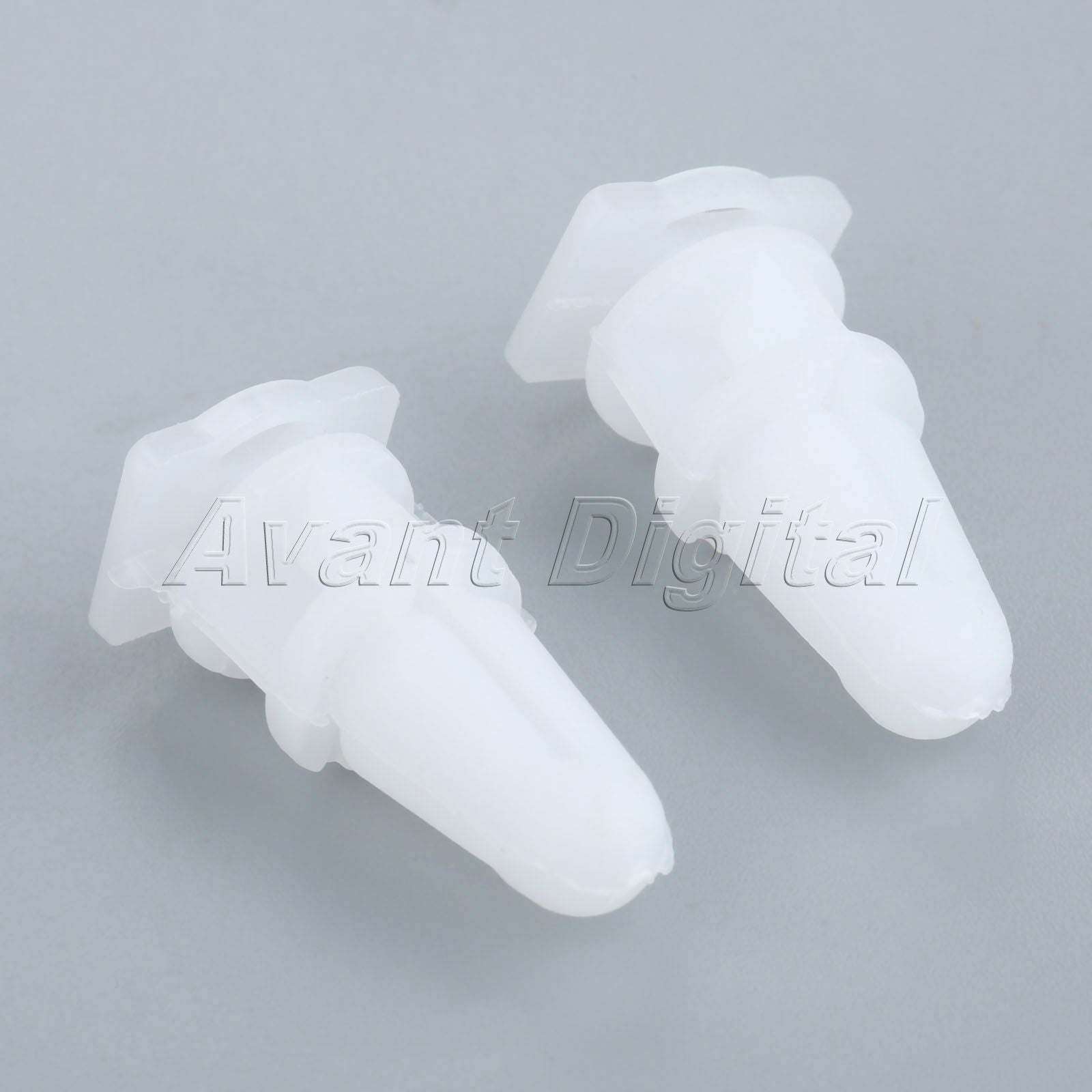 20PC White Plastic Auto Car Plate Clips D82 Fastener 51471840961 Replacement