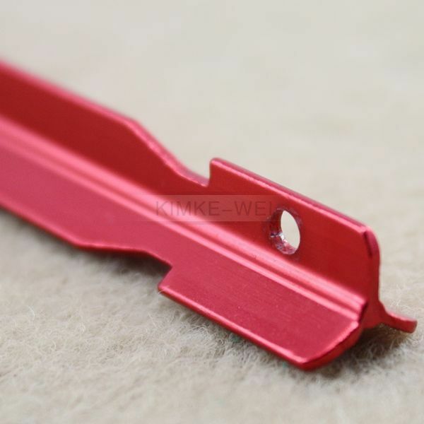 Pack of 10 Red Aluminium Tent Pegs Camping Trip New 9"