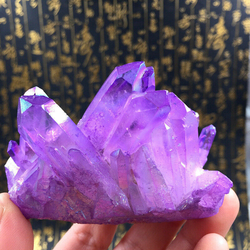Natural Amethyst Crystal Quartz Cluster Gem Stone Healing Specimen Reiki Mineral