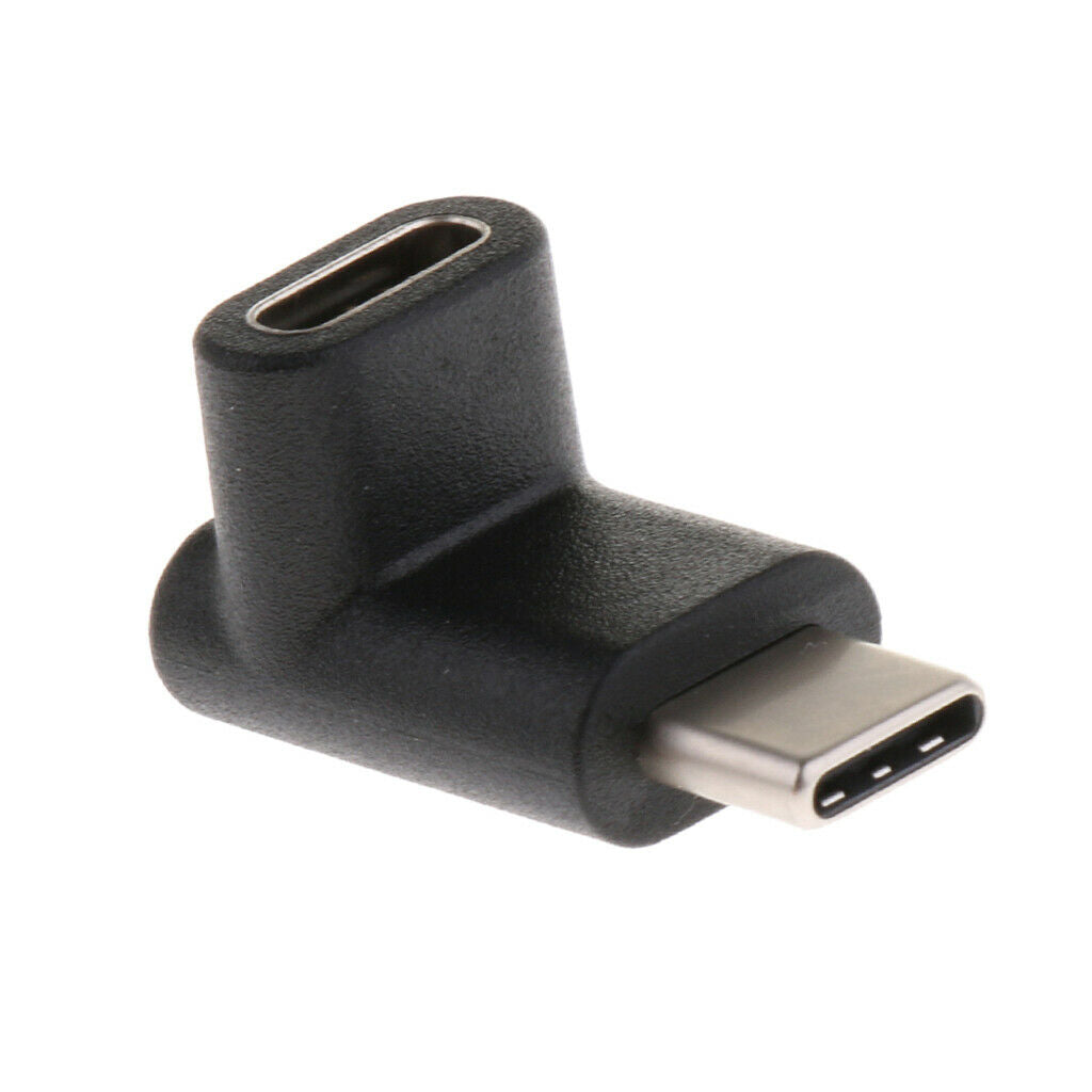 90Degree USB C Type C Male to Female Adapter Extension Adapter for Laptop