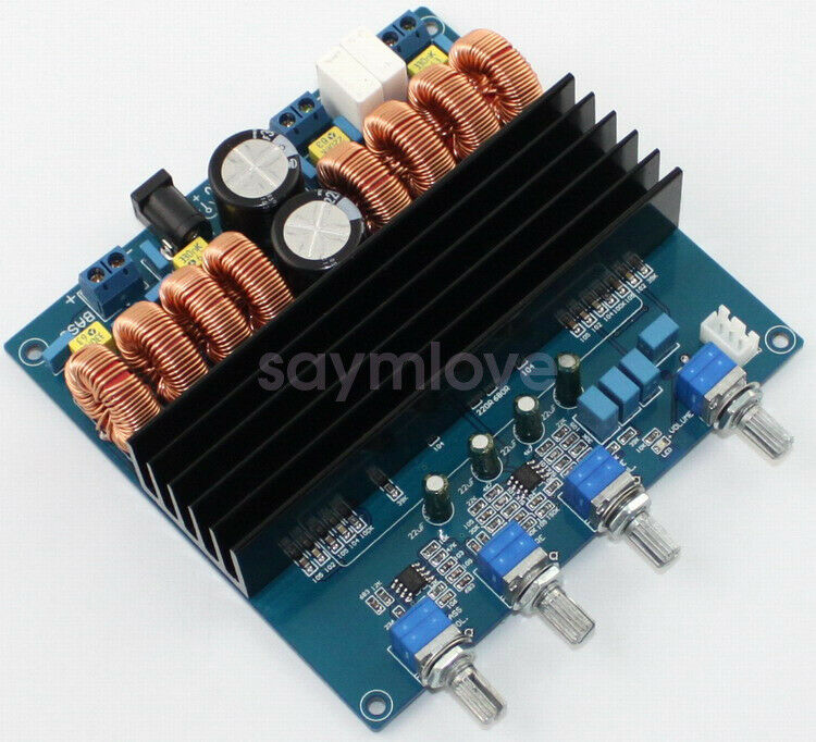 New TDA7498 + TL072 Class D 2.1 Audio Amplifier Board 200W+2X100W