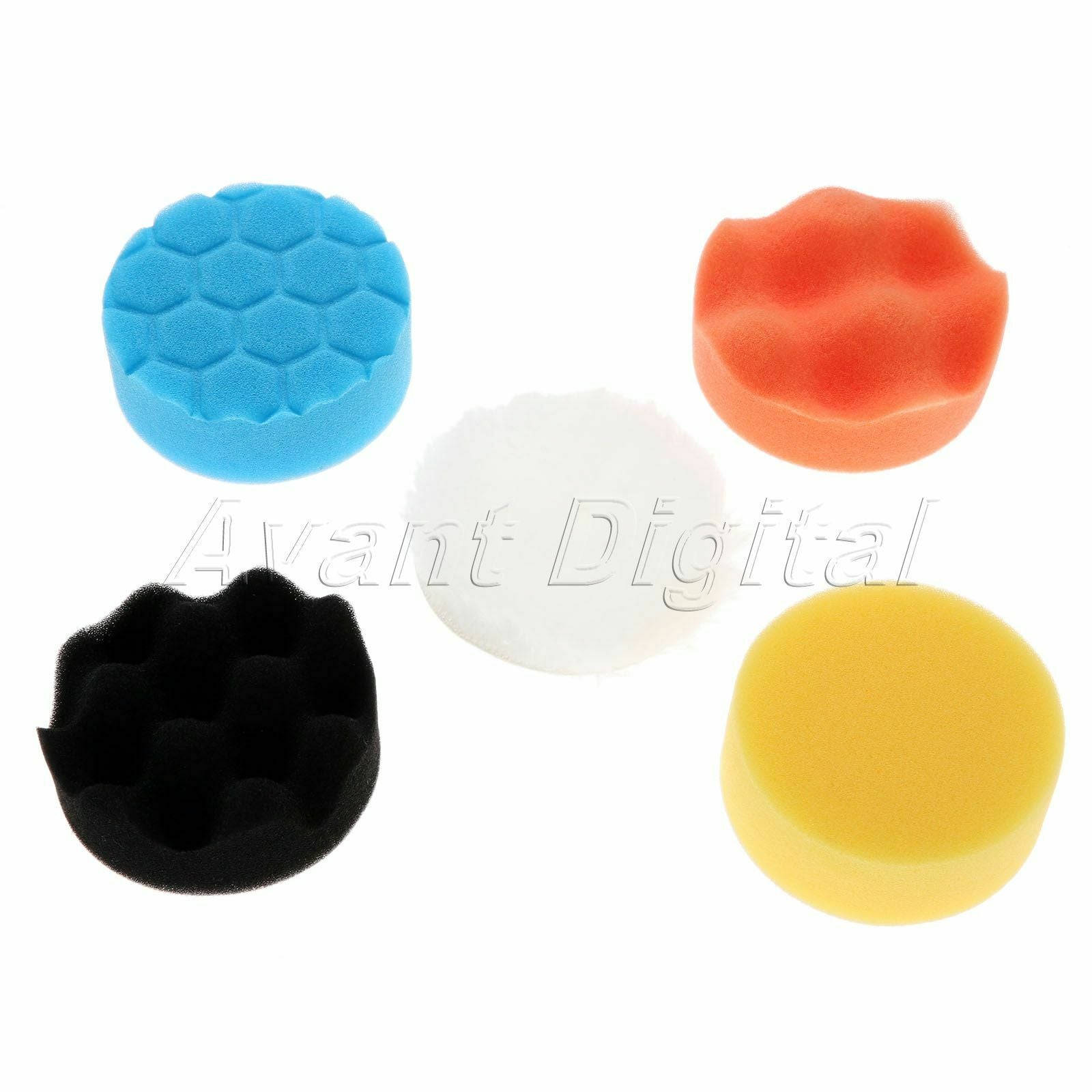 3" Sponge Polishing Waxing Buffing Pads Kit Set For Car Polisher Drill 31 Pcs