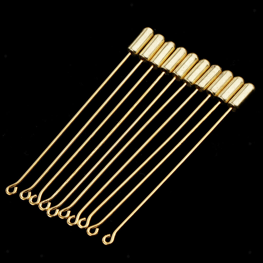 10 Pack 7.1cm Long Needle Brooch DIY Findings Pin Handmade Jewellery DIY