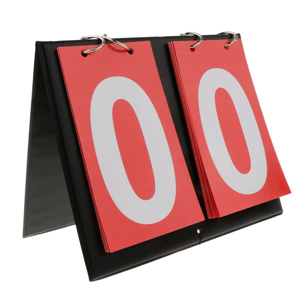 2Pcs 2-Digital Badminton Table Tennis Basketball  Scoreboard Table Style