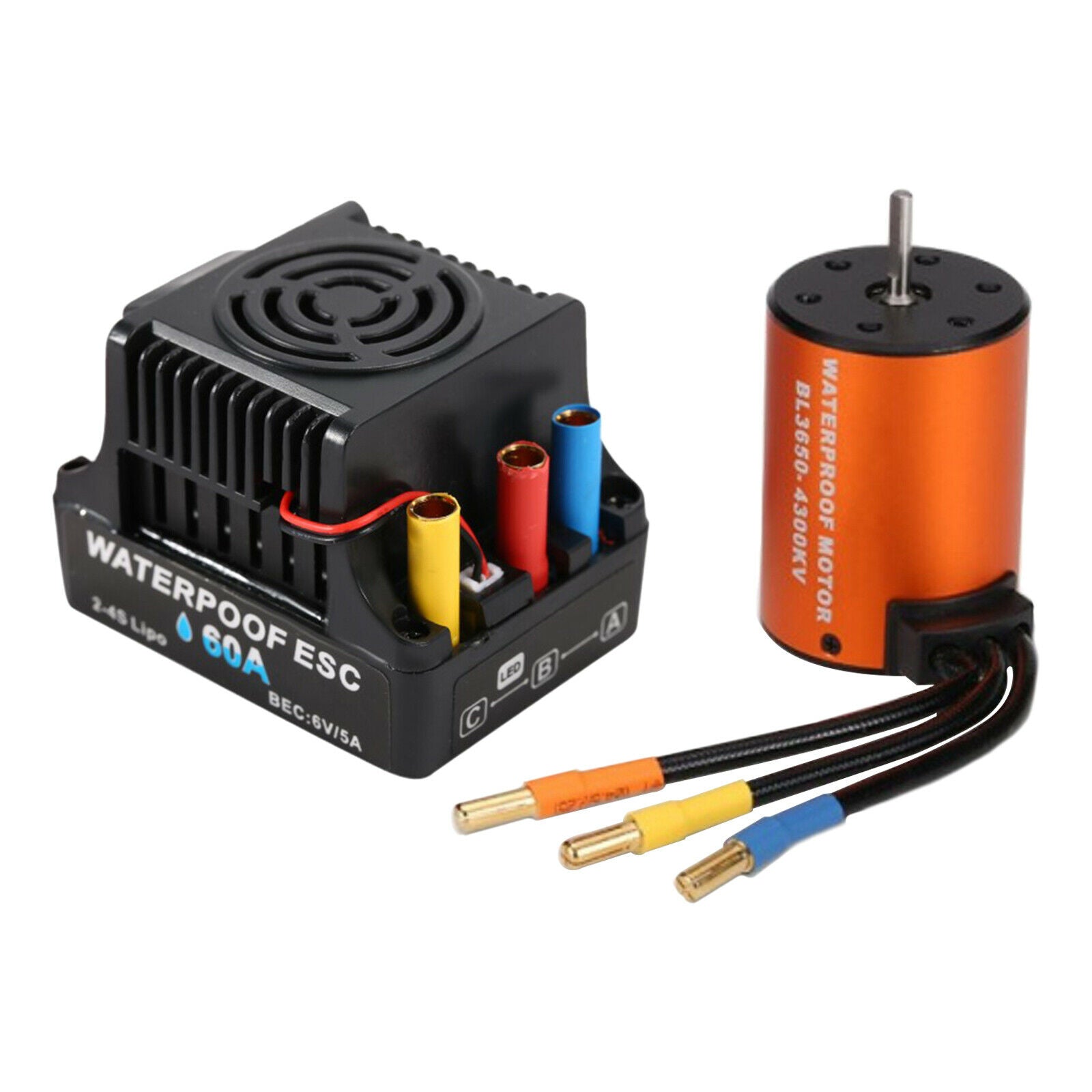 RC Car Brushless Motor with 60A ESC for HSP 94123 94111 94170