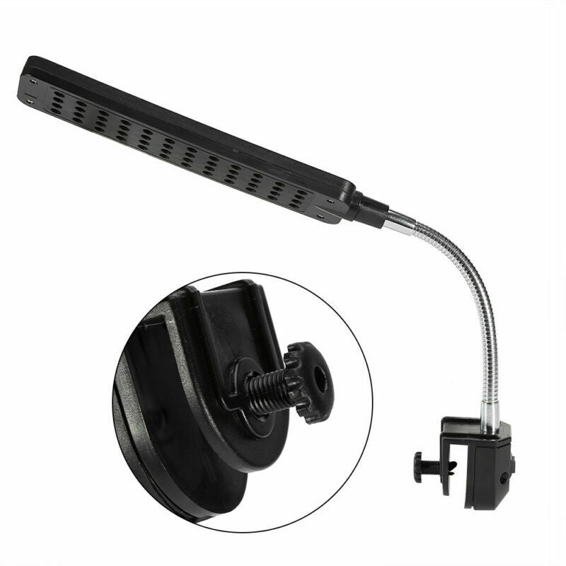 48 LED Aquarium Light Flexible Arm Clip on Plant Grow Fish Tank White Blue Lamp