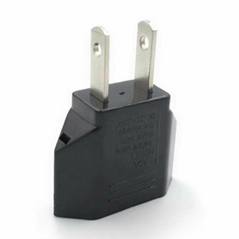 EU Euro Europe to US USA Power Jack Wall Plug Converter Travel Adapter Adap LQ