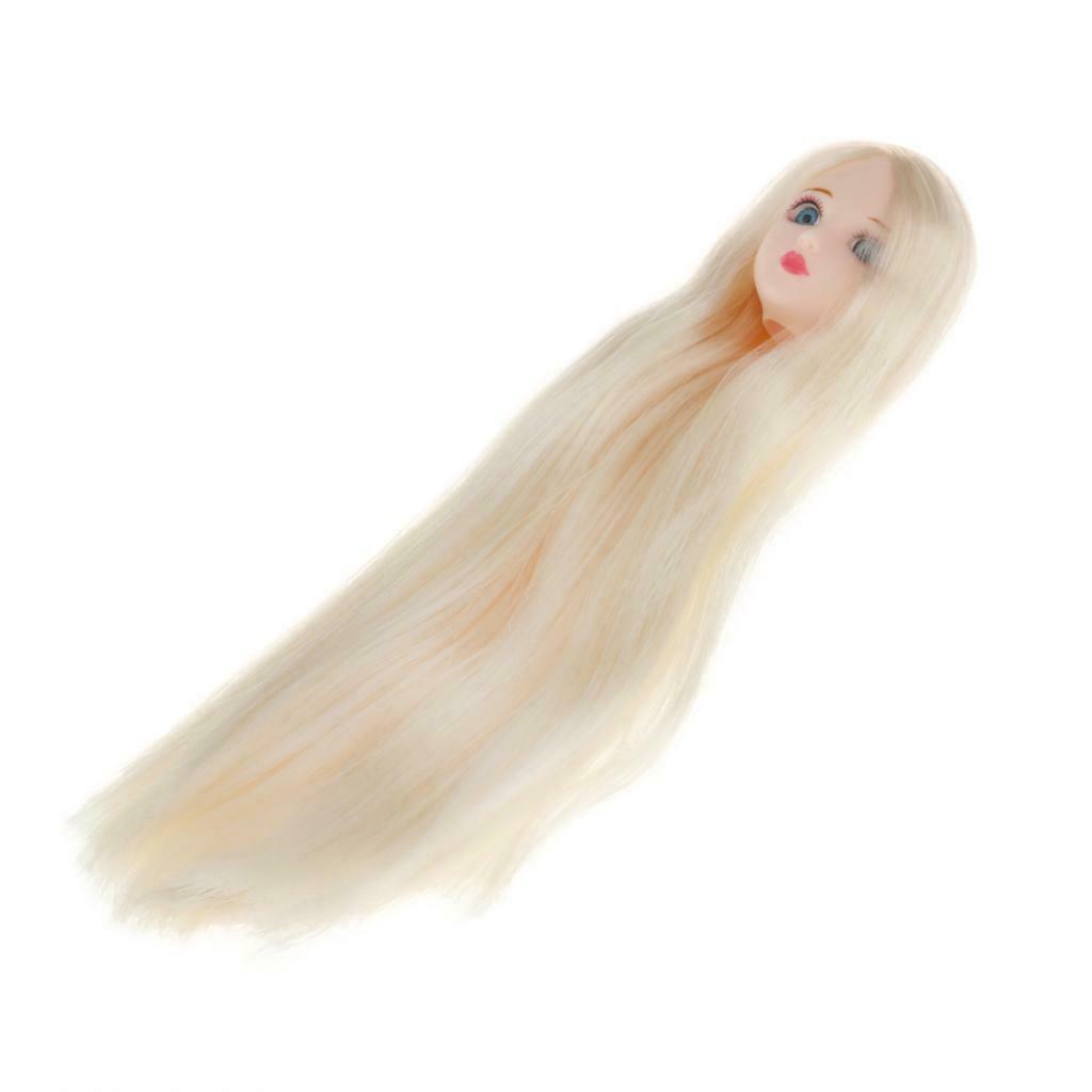 Head Sculpt with Light Golden Hair for SD for Dollfie 1/6 BJD DIY Parts