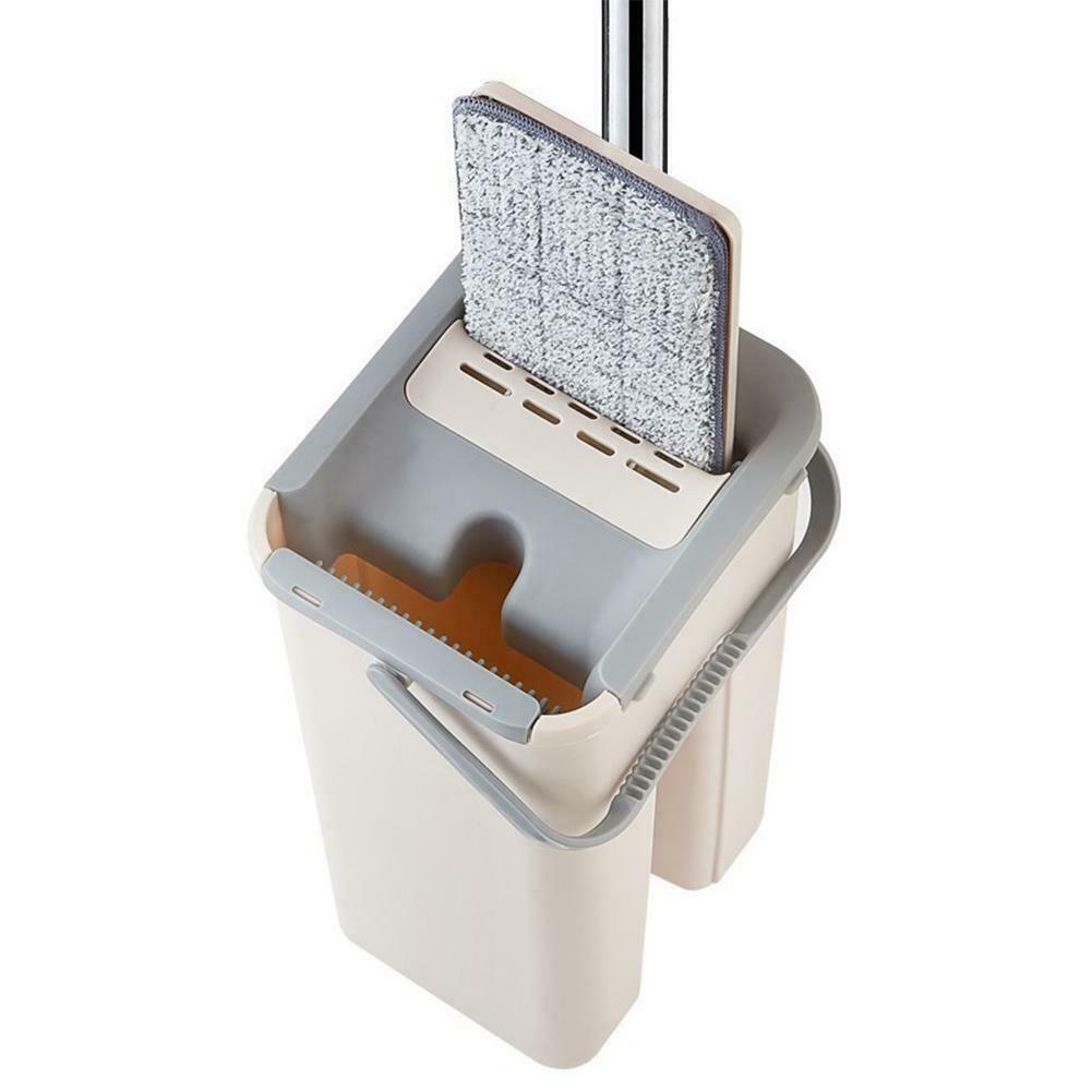 Magic Automatic Spin Mop Home Kitchen Floor Ultrafine Fiber Cleaning Cloth @