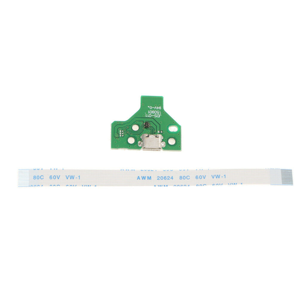 USB Charging Port Socket Board & 12Pins Flex Ribbon Cable For