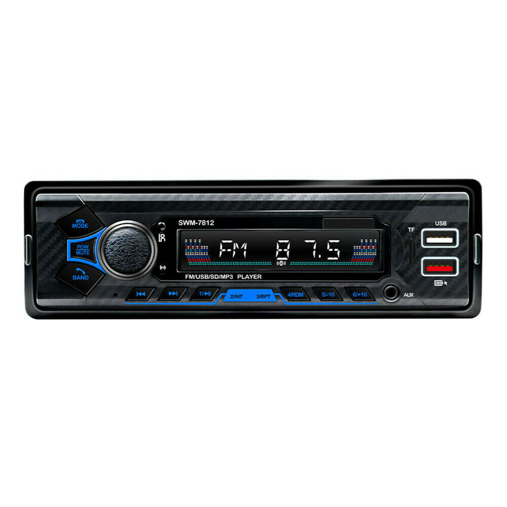 12V Car Bluetooth Player Radio Amplifier U Disk Card Reader MP3/WMA/WAV/FLAC