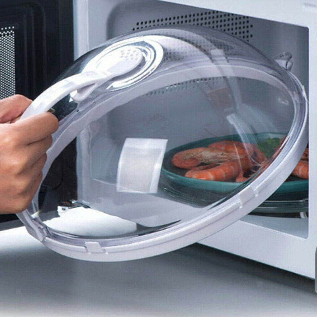 Microwave Food Cover Anti-Splash Splatter Protector Lid Keeps Oven Clean Safe