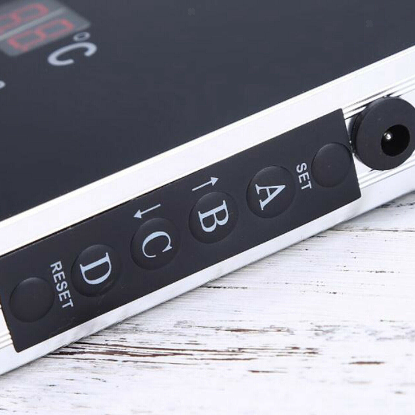 Digital Alarm Clock Bedside Wall Clock Hourly Chime for Bedroom Living Room