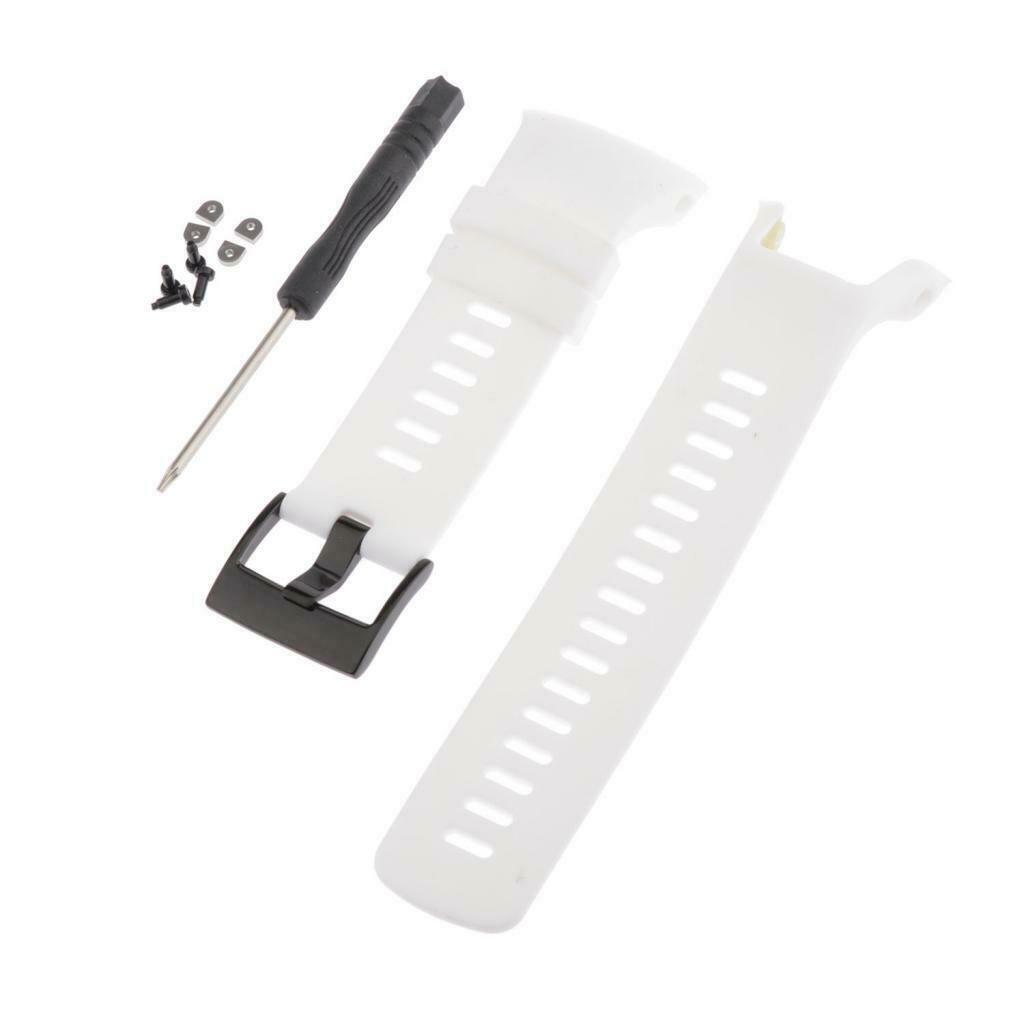 Silicone Watch Band Replacement for SUUNTO Spartan Trainer Watch White