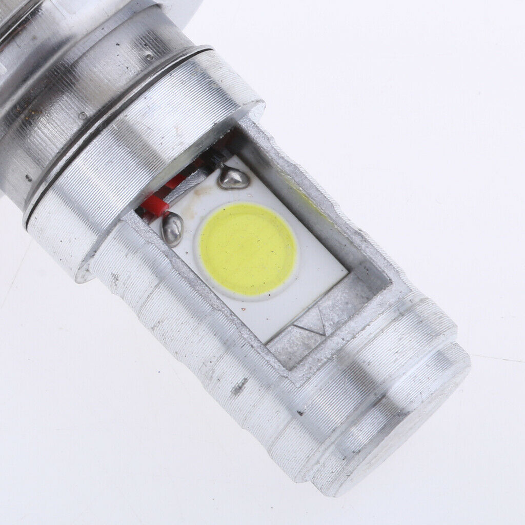 H4 COB LED 12W Ceramic Bulb Warning Lamp for Hi / Lo Beam Headlights