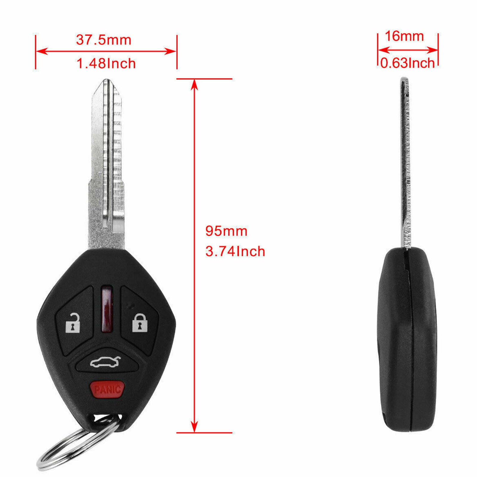 Replacement for 2006 2007 Mitsubishi Eclipse Key Fob Keyless Entry Car Remote