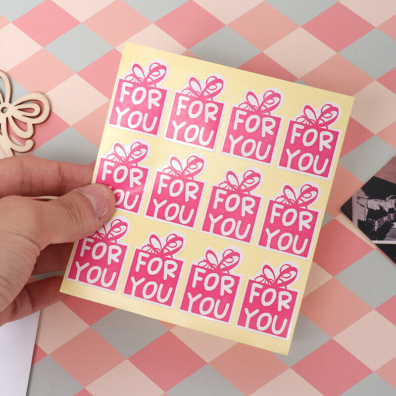 180pcs/lot Pink Color For You Stickers DIY Hand Made For Gift Sealing Sti.l8