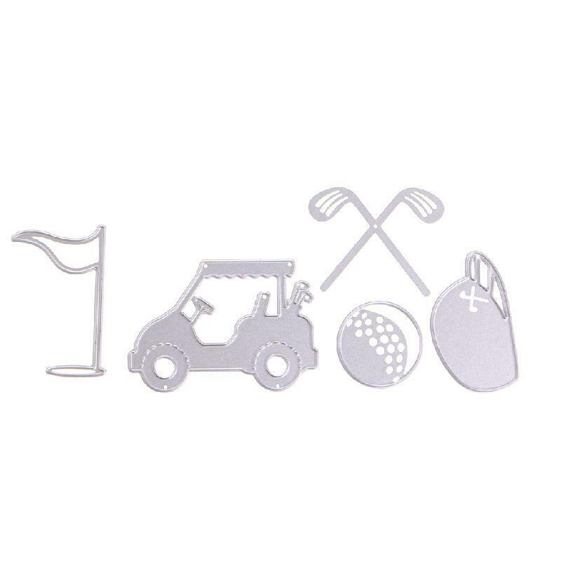 Golf set Cutting Dies Stencils Scrapbook Album Embossing Card DIY Craft Decor