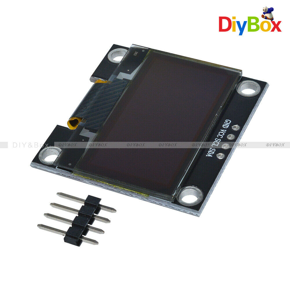 White 1.3" OLED LCD Display Module IIC I2C Interface 128x64 3-5V For Arduino