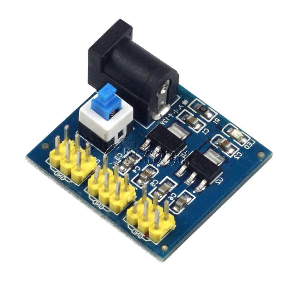 5.5X2.1MM DC-DC 12V To 3.3V 5V Buck Step-down Power Supply Module For Arduino