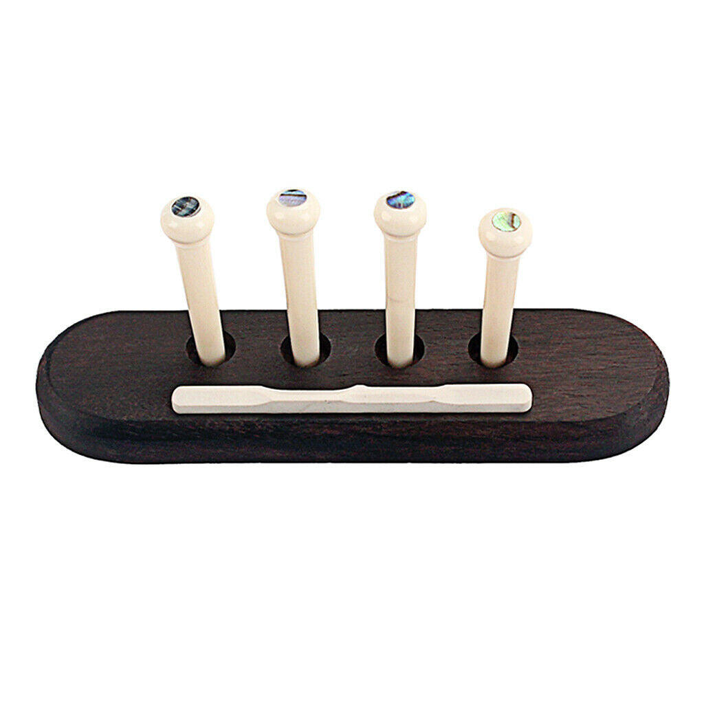Guitar Ukulele Rosewood Bridge With The Pin Saddle Nut Set For That