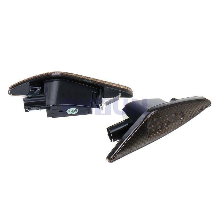 2pcs 12V ABS Smoked Lens Car LED Fender Side Marker Light Lamp For BMW X5 X6 X3
