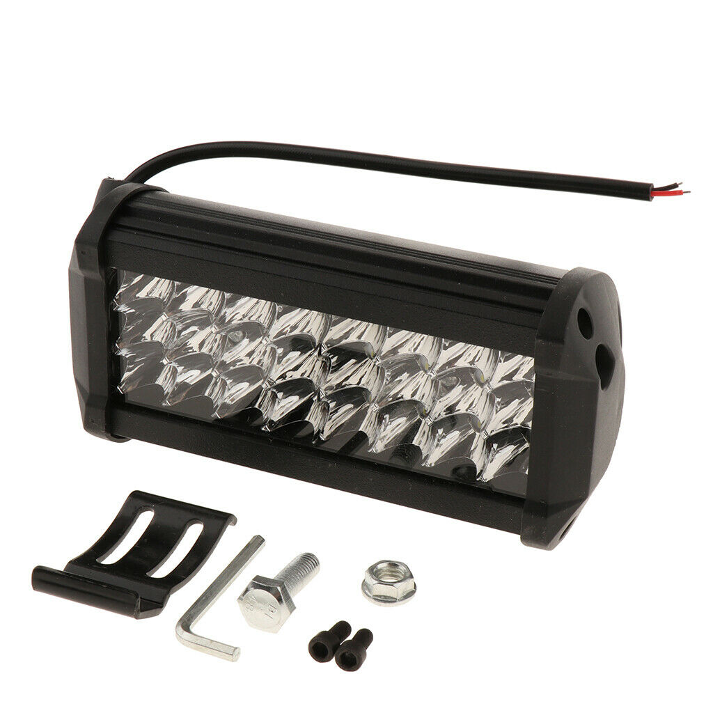 7" 72W 6000K 360LM LED Light Bar Driving Lights LED Work Lights Waterproof