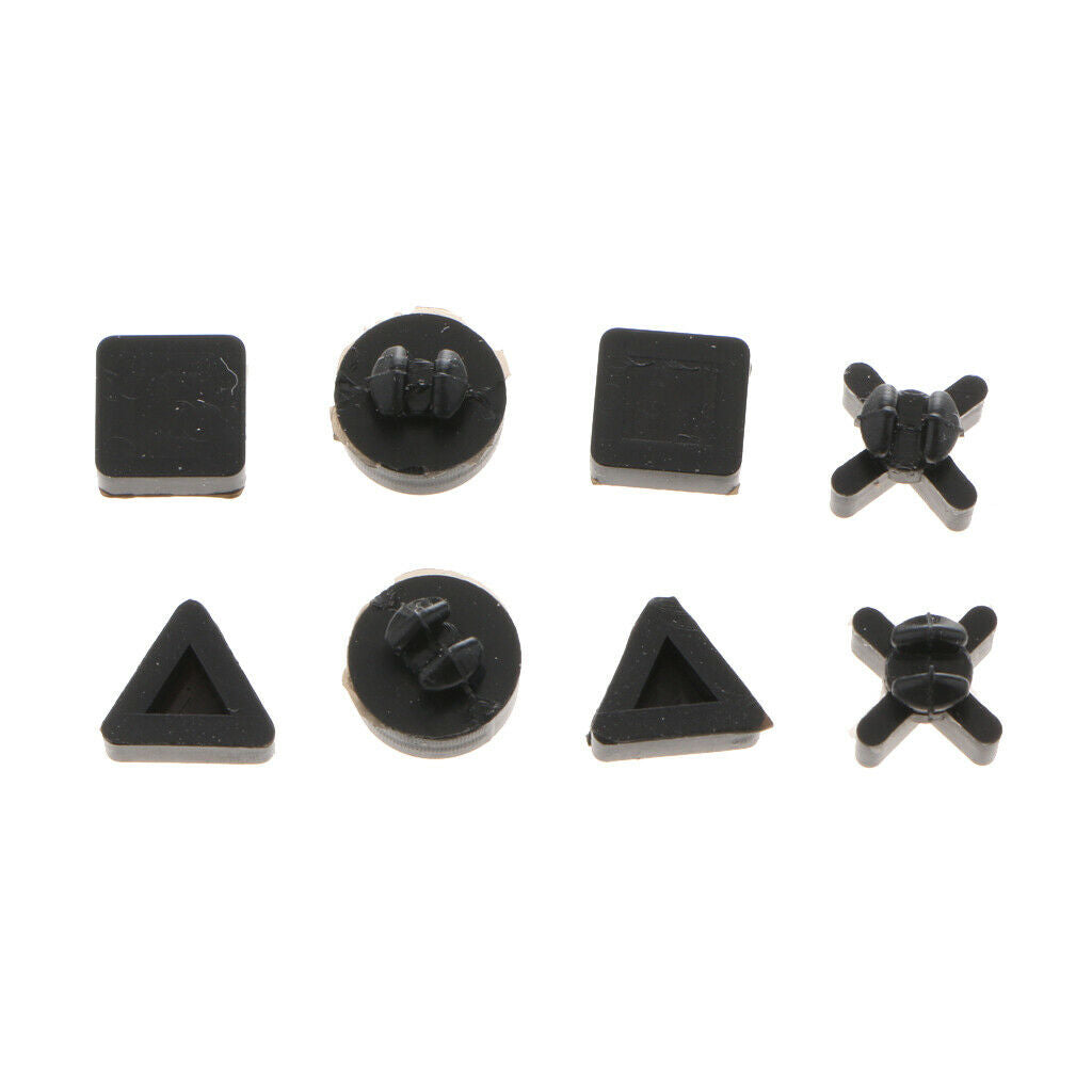 Triangular Round Square Bottom Feet Pads Set for Sony PS4 Pro Console Part