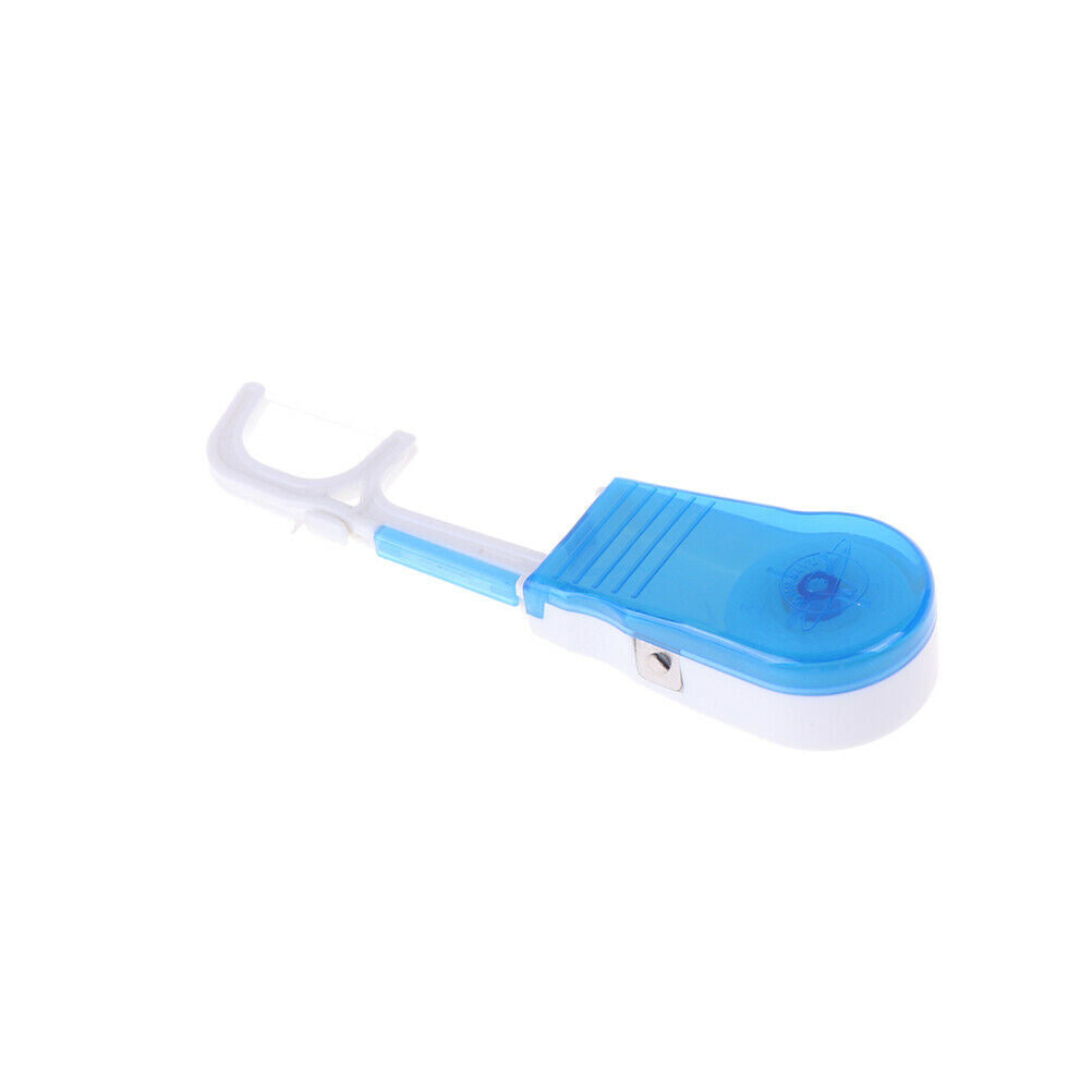 Blue portable clean high dental floss holder oral care tooth cleaner flos.l8