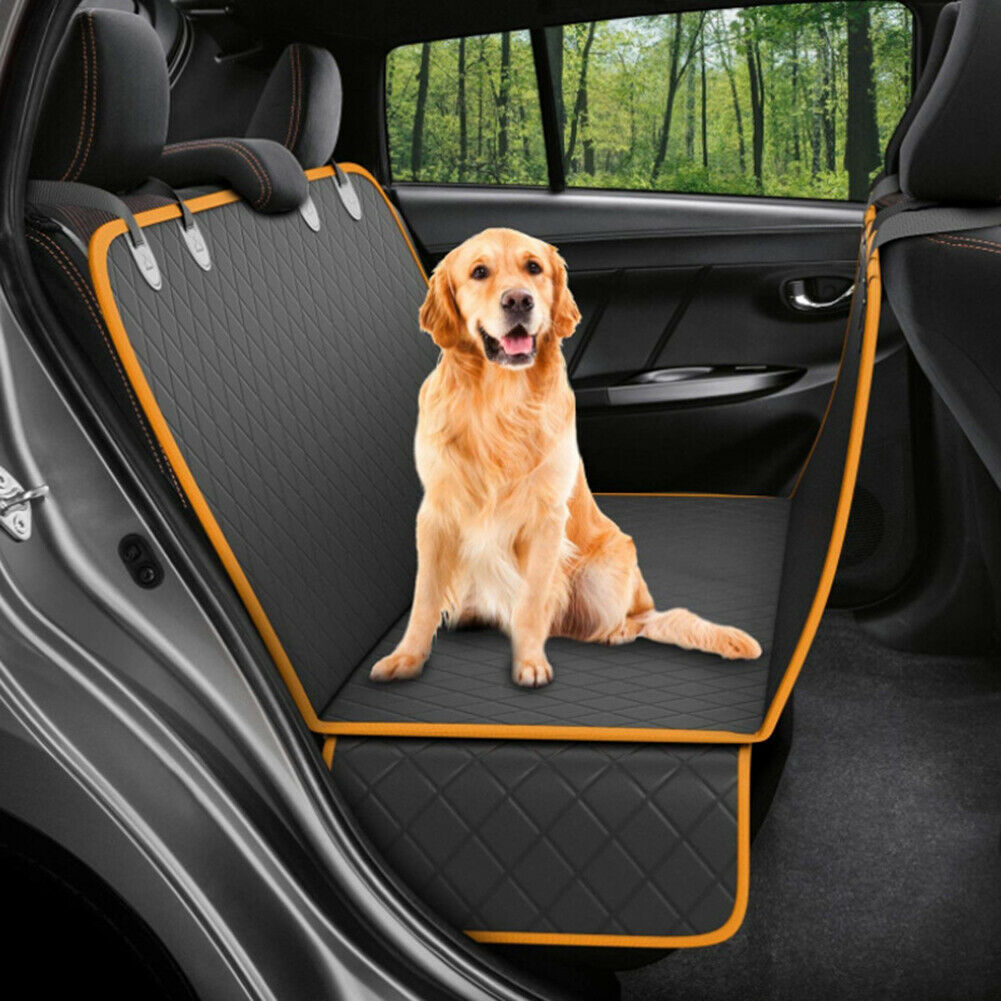 Dog Car Seat Cover Waterproof Pet Carrier Car Backseat Protector Travel Mat @