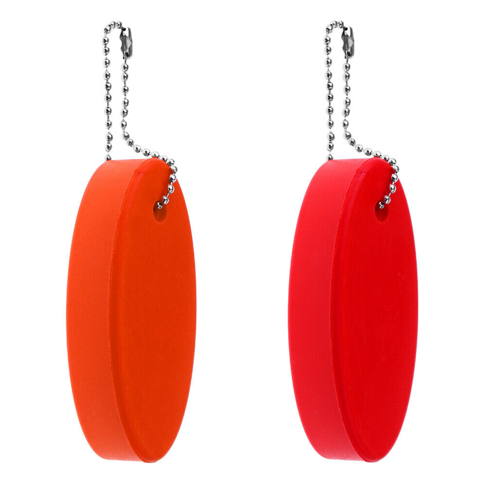 2x Portable Floating Keychain Keyring Buoyant Float F Yachting Water Sports