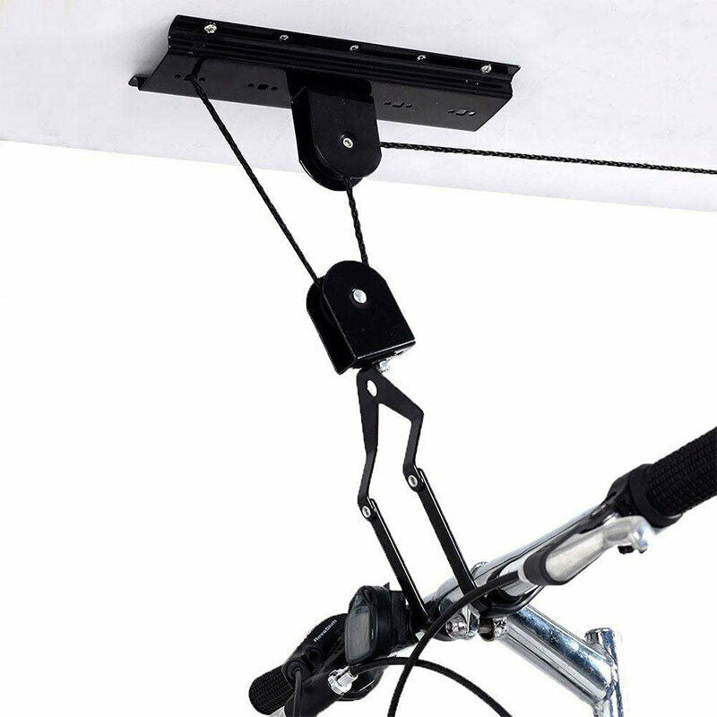 Support Lifter Bike Ceiling Light + Bindings And Hook - Lift Bicycle - New
