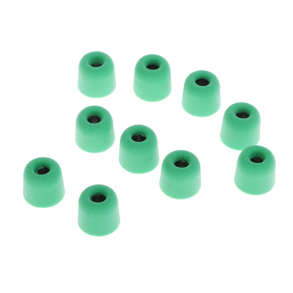 20Pcs Replacement 4.5mm Eartips Bud Earbud Earplug Memory Foam For Earphone
