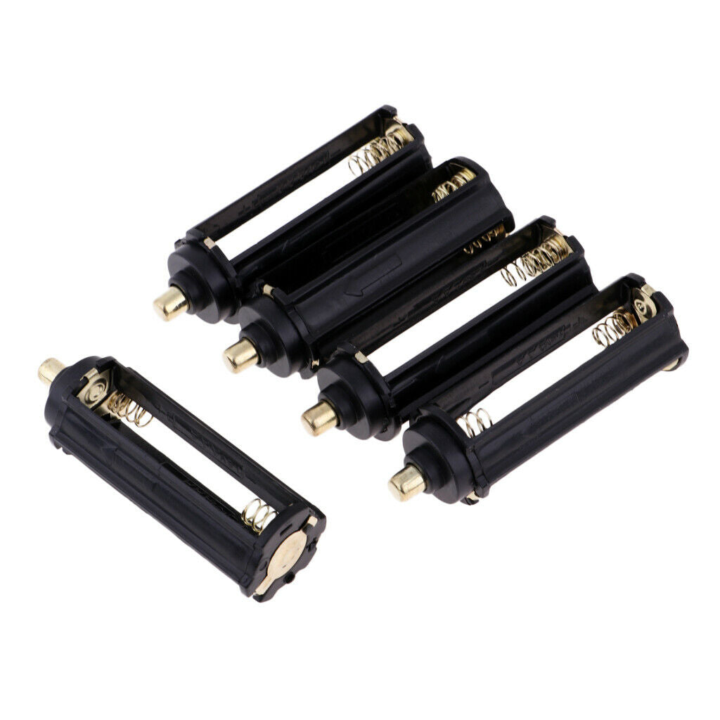 5pcs 3 AAA Battery Spring Case Holder Box For Flashlight Torch Light