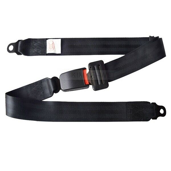 135cm Universal Adjustable 2 point Lap Safety Seat Belt for Auto Car Truck Bus
