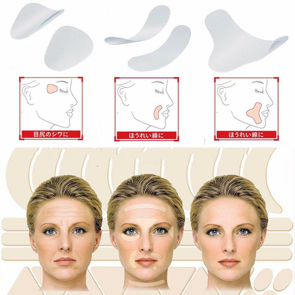 3PCS Ultra Thin Facial Lift Patches For Wrinkles Lines Lifting Beauty Stickers