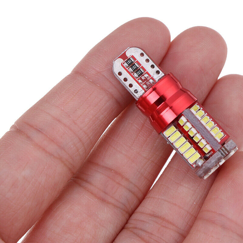 2Pcs T10 57SMD Strobe Blink 3014 LED Canbus Error Free Parking Light Wedg.l8