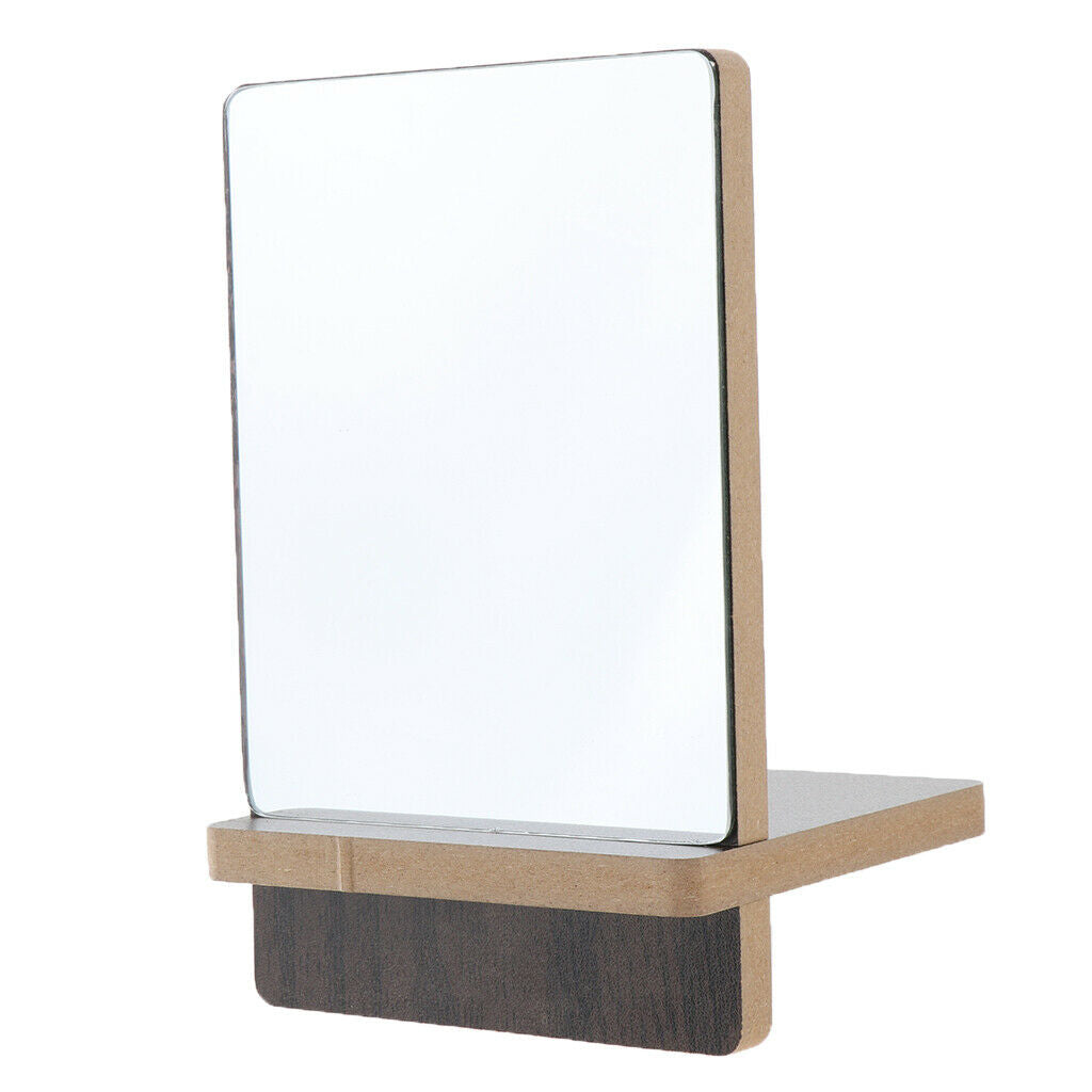 Tabletop Makeup Folding Mirror Detachable Bathroom Cosmetic Shaving Mirror S