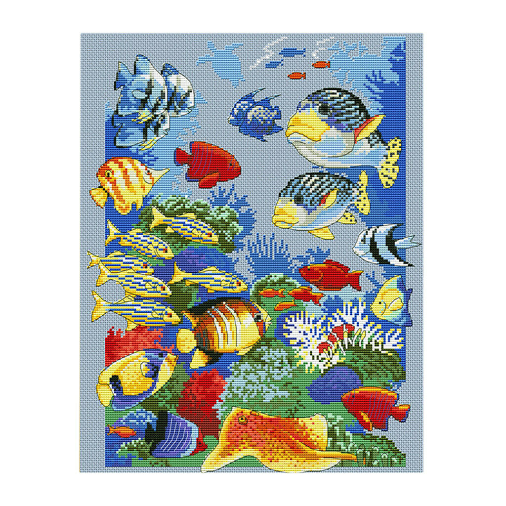 1 Pieces Tropical   Counted Cross Stitch Kits DIY Craft Embroidery Craft