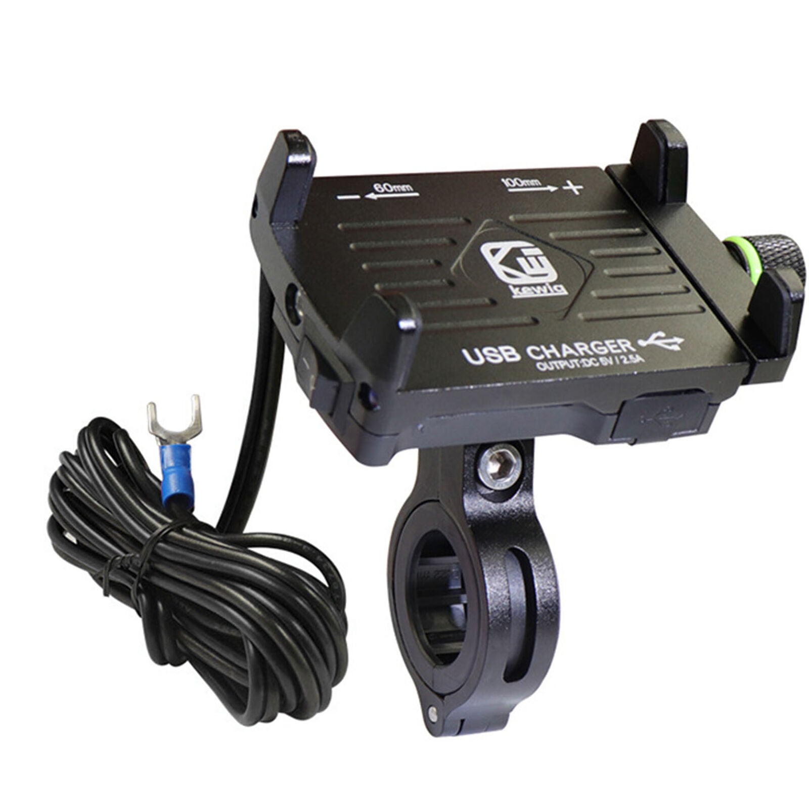 15W Fast Charger Qi Wireless Charger Aluminium Motorcycle Phone Holder
