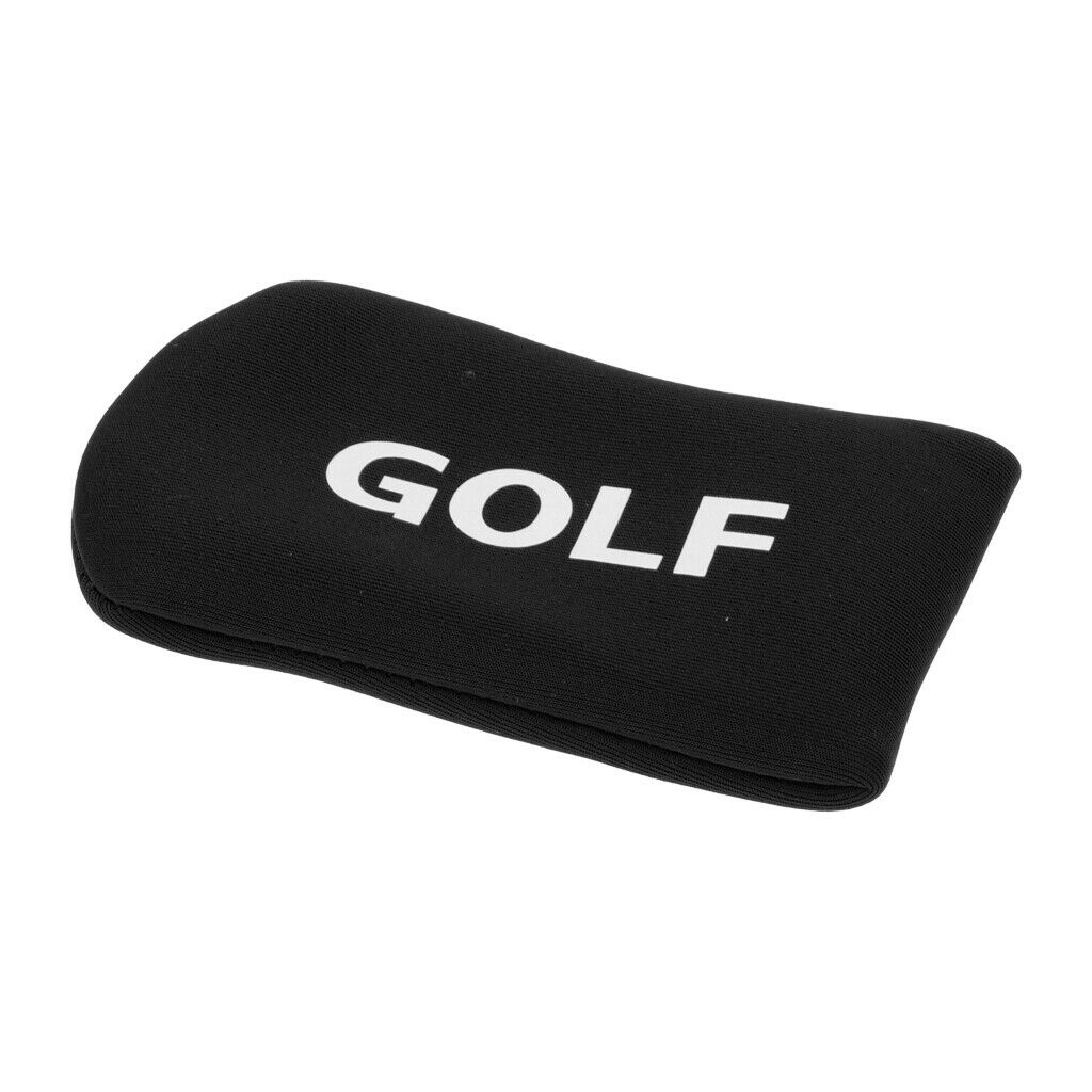 10pcs Neoprene Golf Iron Head Covers+1 Pcs Golf Putter Headcovers Set Black